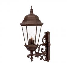 Acclaim Lighting 5221BW - Richmond Collection Wall-Mount 3-Light Outdoor Burled Walnut Light Fixture