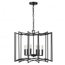 Acclaim Lighting IN10051BK - Rhian 8-Light Matte Black Pendant