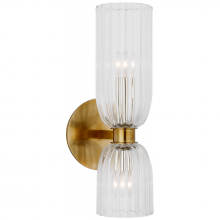 VISUAL COMFORT ARN 2500HAB-CG - Asalea 16" Double Bath Sconce