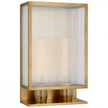 VISUAL COMFORT BBL 2187SB-CRB - York 16" Double Box Outdoor Sconce