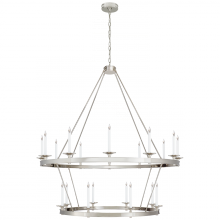 VISUAL COMFORT CHC 1608PN - Launceton Grande Two Tiered Chandelier