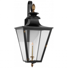 VISUAL COMFORT CHO 2437BLK-CG - Albermarle Large Bracketed Gas Wall Lantern