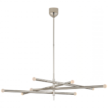 VISUAL COMFORT KW 5589PN-ECG - Rousseau Grande Eight Light Articulating Chandelier