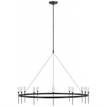 VISUAL COMFORT PB 5032BZ-CG - Overture Grande Ring Chandelier