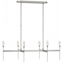 VISUAL COMFORT PB 5046PN-CG - Overture Medium Uplight Linear Chandelier