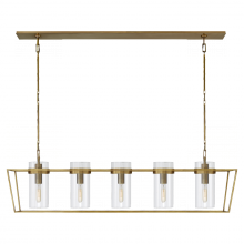 VISUAL COMFORT S 5177HAB-CG - Presidio Large Linear Lantern