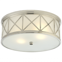 VISUAL COMFORT SK 4011PN-FG - Montpelier Large Flush Mount