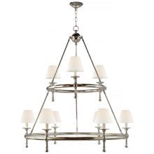 VISUAL COMFORT SL 5813PN-L - Classic Two-Tier Ring Chandelier