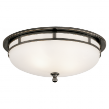 VISUAL COMFORT SS 4011BZ-FG - Openwork Large Flush Mount