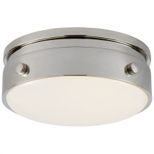 VISUAL COMFORT TOB 4062PN-WG - Hicks 5.5" Solitaire Flush Mount