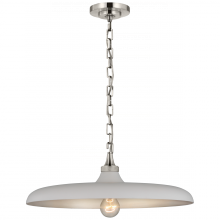 VISUAL COMFORT TOB 5115PN-PW - Piatto Medium Pendant