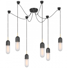 VISUAL COMFORT TOB 5645BZ/HAB-FG-6 - Junio 6-Light Pendant