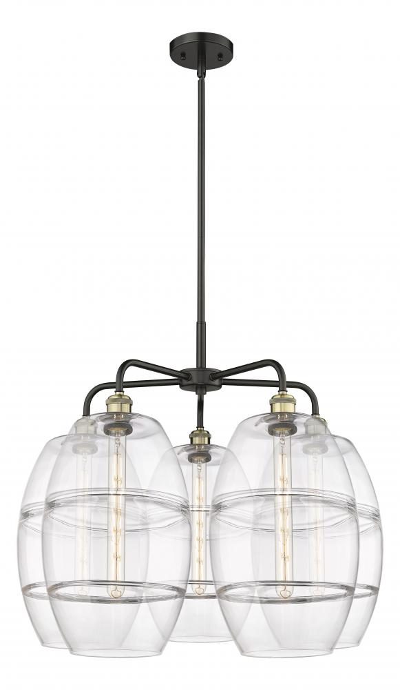 Vaz - 5 Light - 28 inch - Black Antique Brass - Chandelier