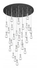 Innovations Lighting 160BK-451-1P-SN-G451-5CL-20 - Owego - 31 Light - 60 inch - Brushed Satin Nickel - Multi Pendant