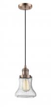 Innovations Lighting 201C-AC-G194-LED - Bellmont - 1 Light - 6 inch - Antique Copper - Cord hung - Mini Pendant