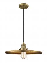 Innovations Lighting 201C-BB-MFR-BB-16-LED - Appalachian - 1 Light - 16 inch - Brushed Brass - Cord hung - Mini Pendant