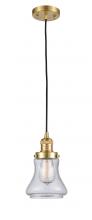 Innovations Lighting 201C-SG-G194-LED - Bellmont - 1 Light - 6 inch - Satin Gold - Cord hung - Mini Pendant