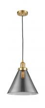 Innovations Lighting 201C-SG-G43-L - Cone - 1 Light - 12 inch - Satin Gold - Cord hung - Mini Pendant