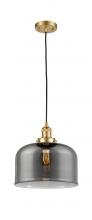 Innovations Lighting 201C-SG-G73-L - Bell - 1 Light - 12 inch - Satin Gold - Cord hung - Mini Pendant