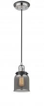 Innovations Lighting 201CBP-PNBK-G53 - Bell - 1 Light - 5 inch - Polished Nickel - Cord hung - Mini Pendant