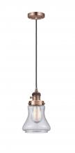 Innovations Lighting 201CSW-AC-G194-LED - Bellmont - 1 Light - 6 inch - Antique Copper - Cord hung - Mini Pendant