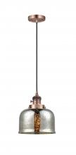 Innovations Lighting 201CSW-AC-G78-LED - Bell - 1 Light - 8 inch - Antique Copper - Cord hung - Mini Pendant