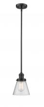 Innovations Lighting 201S-OB-G64-LED - Cone - 1 Light - 6 inch - Oil Rubbed Bronze - Stem Hung - Mini Pendant