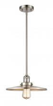 Innovations Lighting 201S-SN-MFR-SN-12-LED - Appalachian - 1 Light - 12 inch - Brushed Satin Nickel - Stem Hung - Mini Pendant