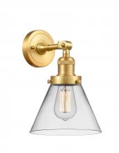 Innovations Lighting 203-SG-G42-LED - Cone - 1 Light - 8 inch - Satin Gold - Sconce