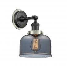 Innovations Lighting 203BK-BPSN-HRSN-G73 - Bell - 1 Light - 8 inch - Matte Black - Sconce