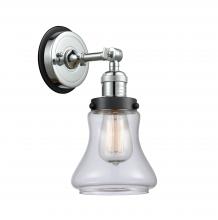 Innovations Lighting 203PC-BPBK-HRBK-G192 - Bellmont - 1 Light - 7 inch - Polished Chrome - Sconce