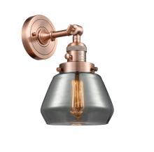 Innovations Lighting 203SW-AC-G173 - Fulton - 1 Light - 7 inch - Antique Copper - Sconce