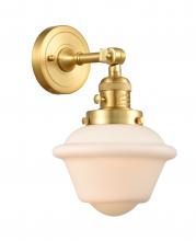 Innovations Lighting 203SW-SG-G531-LED - Oxford - 1 Light - 8 inch - Satin Gold - Sconce