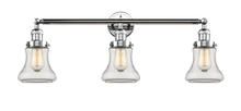  205-PC-G192 - Bellmont - 3 Light - 30 inch - Polished Chrome - Bath Vanity Light