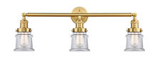  205-SG-G182S - Canton - 3 Light - 30 inch - Satin Gold - Bath Vanity Light