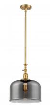 Innovations Lighting 206-SG-G73-L - Bell - 1 Light - 12 inch - Satin Gold - Stem Hung - Mini Pendant