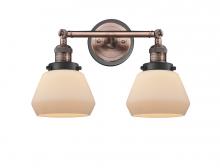 Innovations Lighting 208BP-ACBK-G171 - Fulton - 2 Light - 17 inch - Antique Copper - Bath Vanity Light