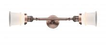 Innovations Lighting 208L-AC-G181S-LED - Canton - 2 Light - 6 inch - Antique Copper - Bath Vanity Light