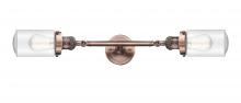 Innovations Lighting 208L-AC-G314-LED - Dover - 2 Light - 5 inch - Antique Copper - Bath Vanity Light