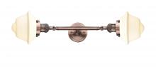 Innovations Lighting 208L-AC-G531-LED - Oxford - 2 Light - 8 inch - Antique Copper - Bath Vanity Light