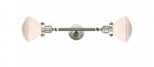 Innovations Lighting 208L-SN-G321-LED - Olean - 2 Light - 7 inch - Brushed Satin Nickel - Bath Vanity Light