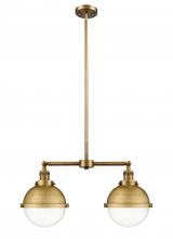 Innovations Lighting 209-BB-HFS-82-BB-LED - Hampden - 2 Light - 18 inch - Brushed Brass - Stem Hung - Island Light