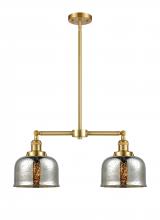 Innovations Lighting 209-SG-G78-LED - Bell - 2 Light - 24 inch - Satin Gold - Stem Hung - Island Light