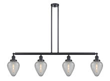 Innovations Lighting 214-BK-G165-LED - Geneseo - 4 Light - 52 inch - Matte Black - Stem Hung - Island Light