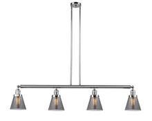 Innovations Lighting 214-PC-G63-LED - Cone - 4 Light - 51 inch - Polished Chrome - Stem Hung - Island Light