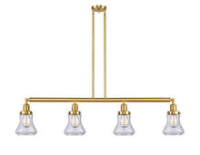 Innovations Lighting 214-SG-G192-LED - Bellmont - 4 Light - 51 inch - Satin Gold - Stem Hung - Island Light