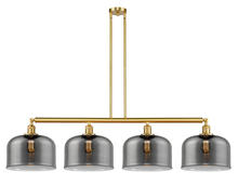 Innovations Lighting 214-SG-G73-L - Bell - 4 Light - 54 inch - Satin Gold - Stem Hung - Island Light