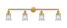 Innovations Lighting 215-SG-G184S - Canton - 4 Light - 42 inch - Satin Gold - Bath Vanity Light