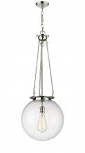  221-1P-PN-G204-16 - Beacon - 1 Light - 16 inch - Polished Nickel - Chain Hung - Pendant