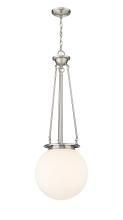 Innovations Lighting 221-1P-SN-G201-14 - Beacon - 1 Light - 14 inch - Satin Nickel - Chain Hung - Pendant